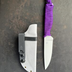 HalfPint - White Cerakote/Purple Paracord