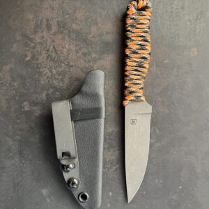 HalfPint - Tumbled/Black & Orange Paracord