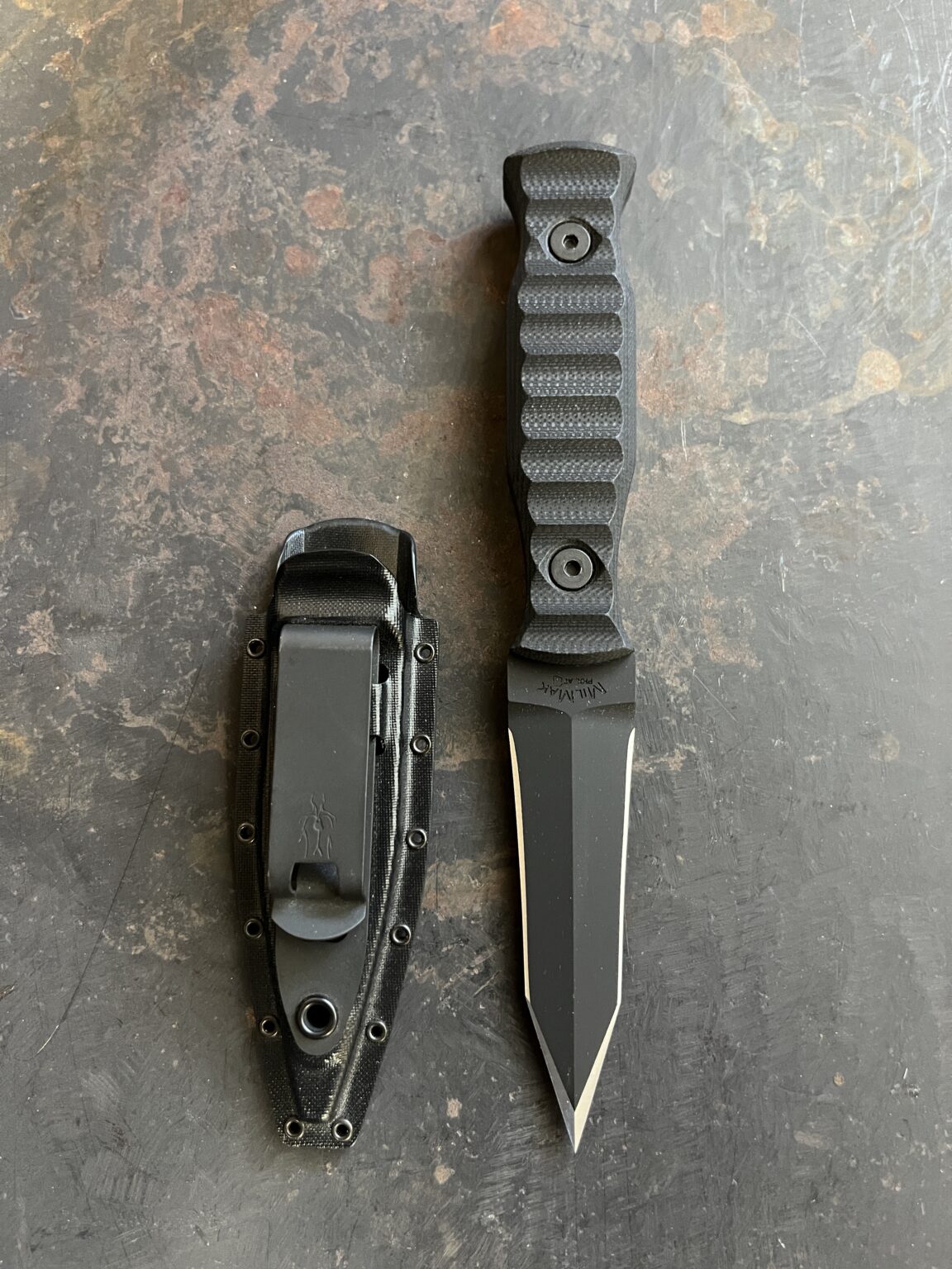 Gladius DaggerBlack MilMak Blades Hand Crafted Tactical Blades