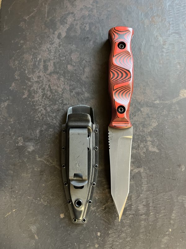 Gladius w/jimping - Red/Black